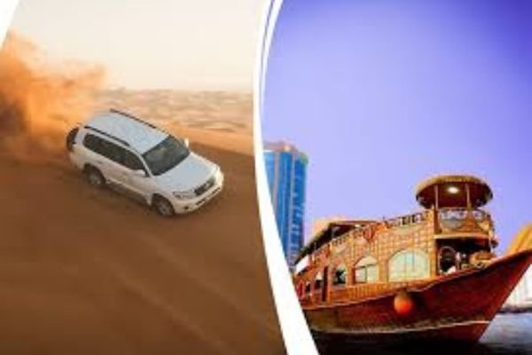 Desert Safari & Evening Dhow Cruise